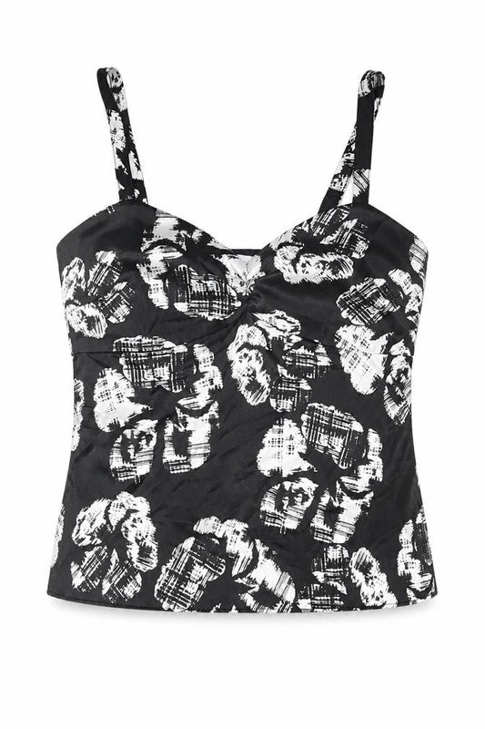 Womens UK Size 10 Debenhams Black Camisole Tank