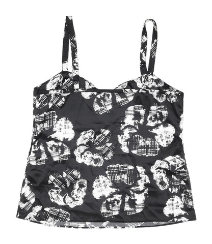 Womens UK Size 10 Debenhams Black Camisole Tank
