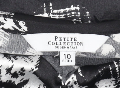 Womens UK Size 10 Debenhams Black Camisole Tank