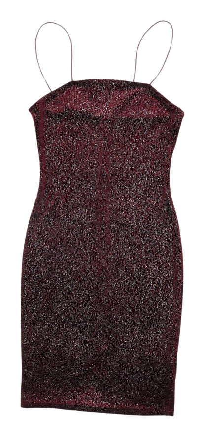 New Look Women's Red Mini Slip Dress Size 6 Party