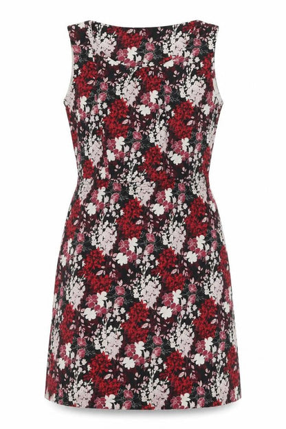 New Look Floral Shift Dress, Multicoloured, Size 12
