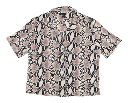 Womens UK Size 14 New Look Multicoloured Basic Blouse