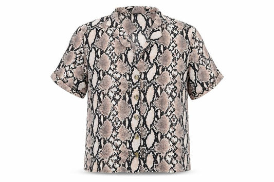 Womens UK Size 14 New Look Multicoloured Basic Blouse