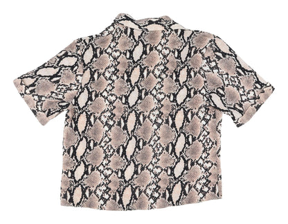 Womens UK Size 14 New Look Multicoloured Basic Blouse