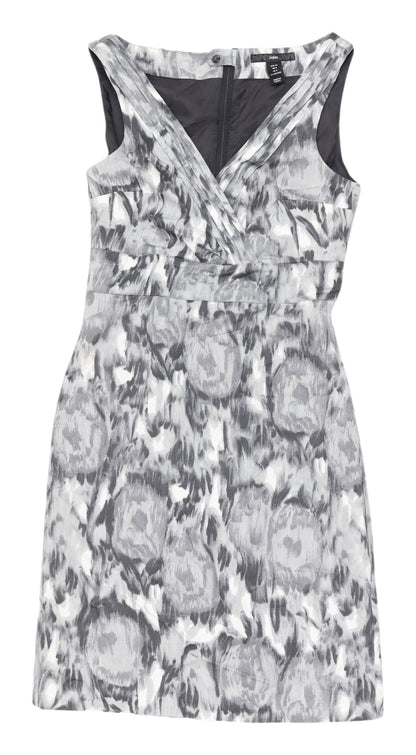 H&M Women's Grey Sheath Dress Size 8, Stylish & Elegant