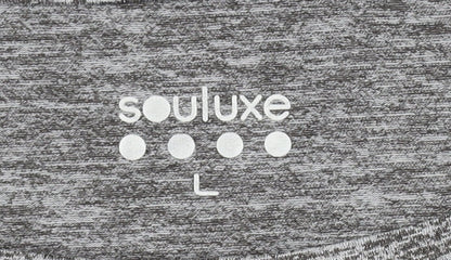Unisex Adults UK Size L Souluxe Grey Basic T-Shirt