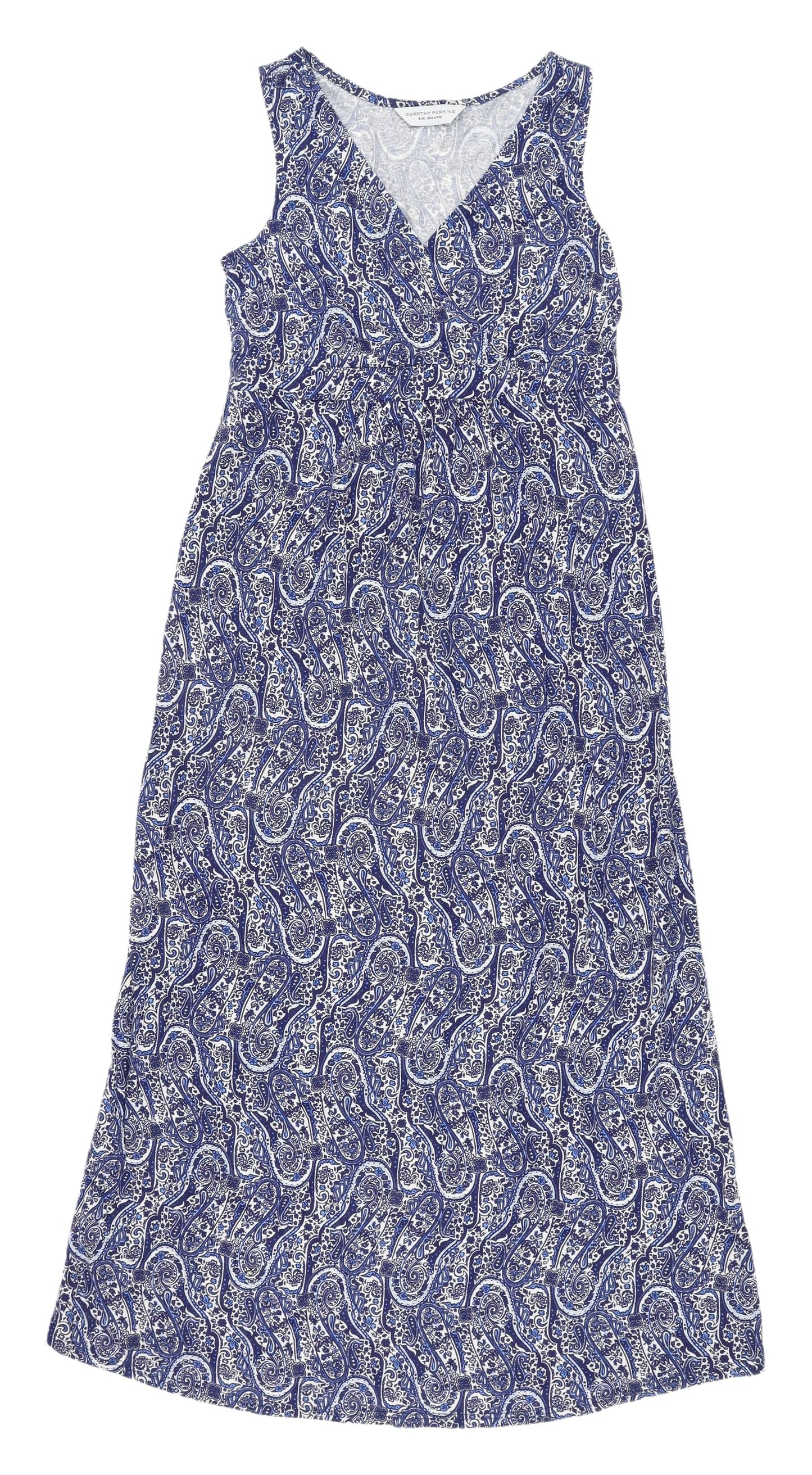 Dorothy Perkins Women's Blue Dress Size 8 Sleeveless