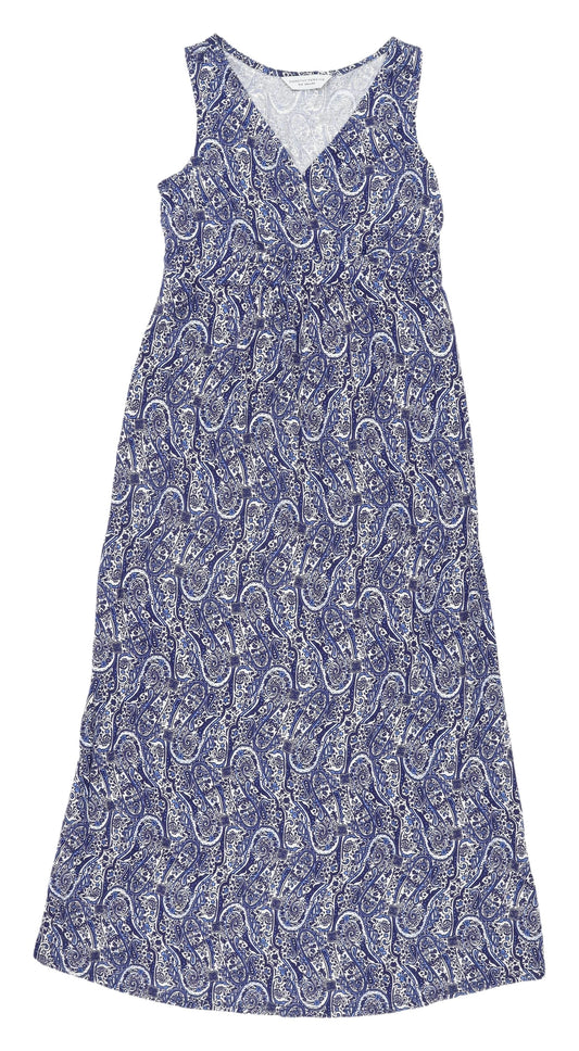 Dorothy Perkins Women's Blue Dress Size 8 Sleeveless