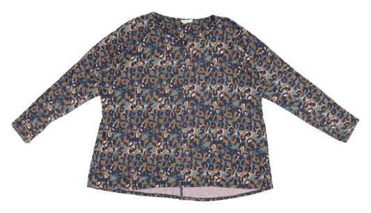 Womens UK Size 10 Thought Multicoloured Basic Blouse