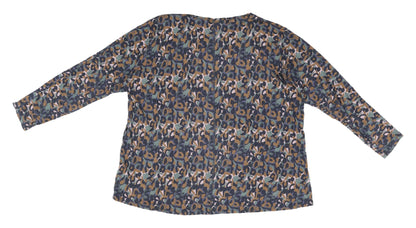 Womens UK Size 10 Thought Multicoloured Basic Blouse