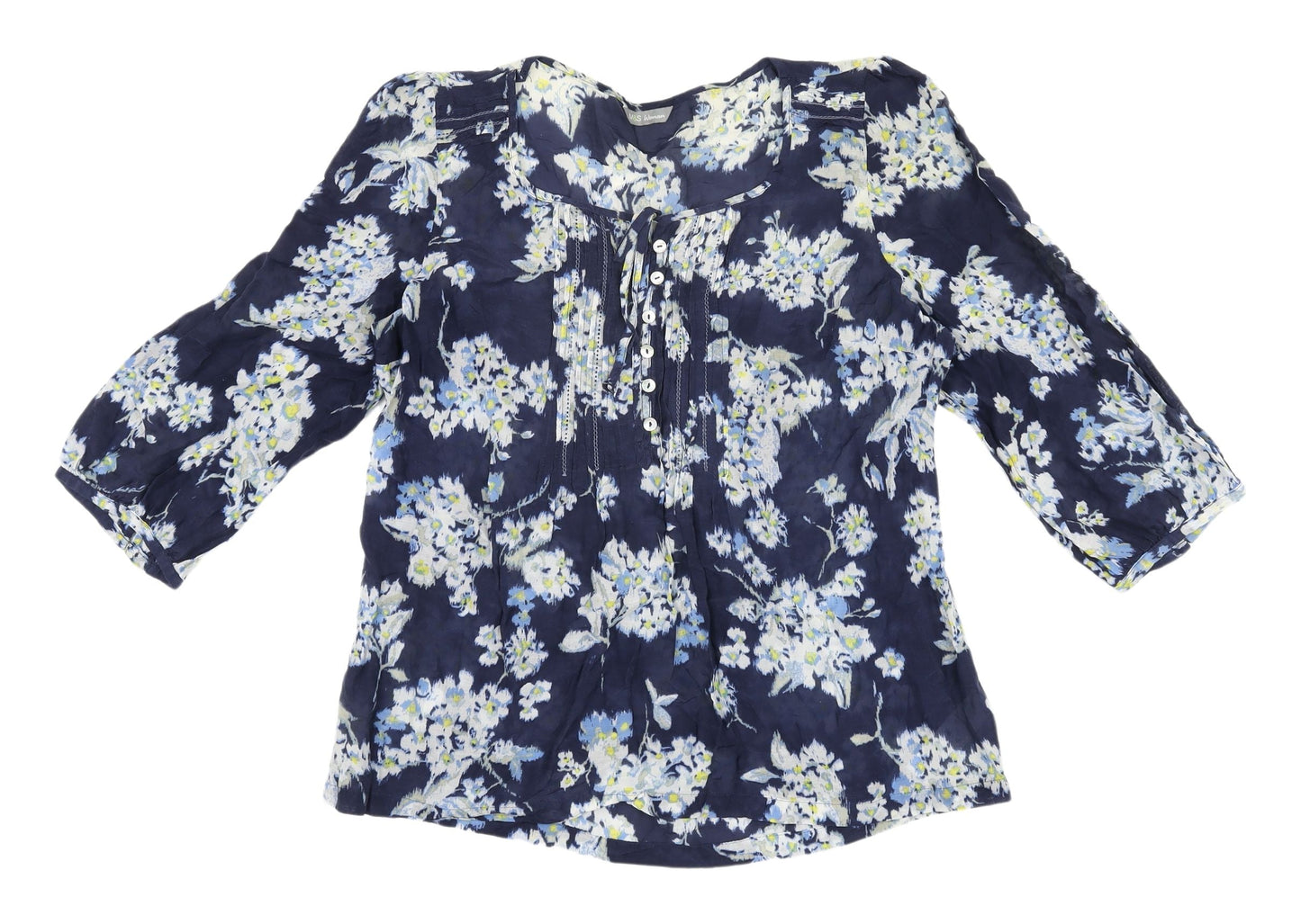 Womens UK Size 12 Marks and Spencer Multicoloured Tunic Blouse