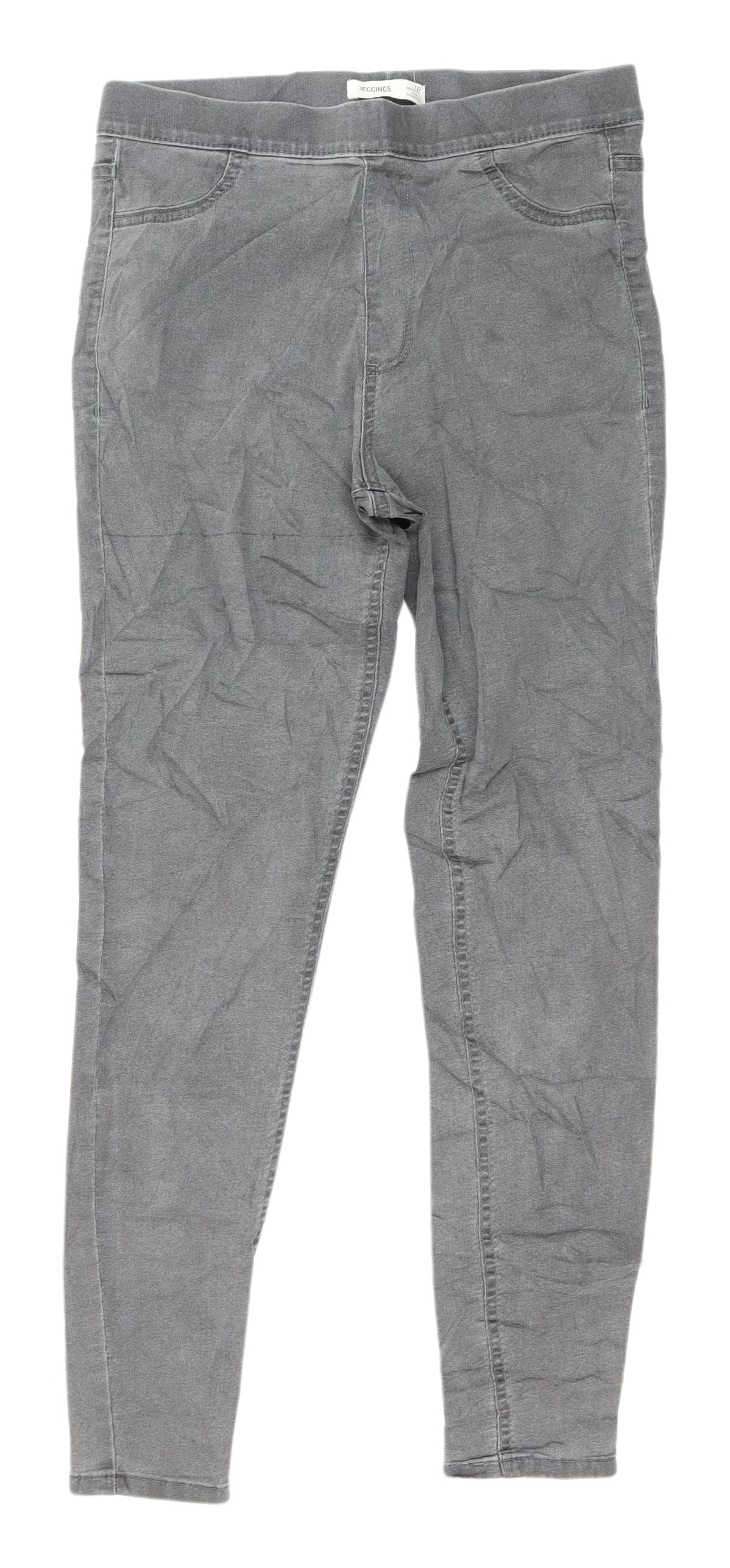 Womens UK Size 10 Marks and Spencer Regular Fit Jegging Grey Jeans