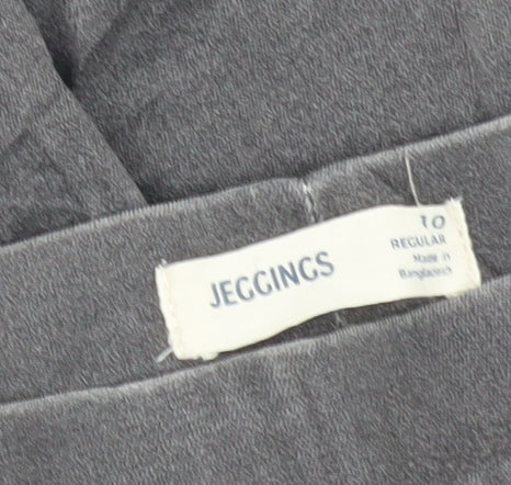 Womens UK Size 10 Marks and Spencer Regular Fit Jegging Grey Jeans