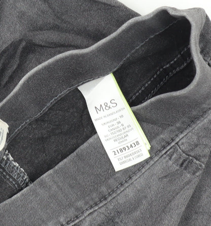 Womens UK Size 10 Marks and Spencer Regular Fit Jegging Grey Jeans