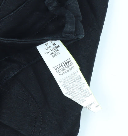 Womens UK Size 6 Marks and Spencer Slim Fit Slim Black Jeans