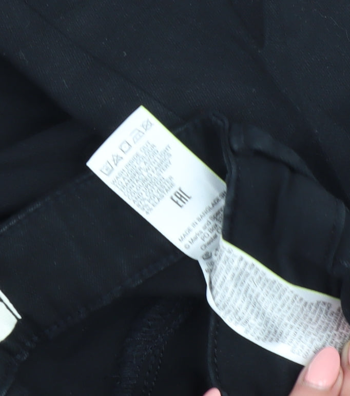 Womens UK Size 6 Marks and Spencer Slim Fit Slim Black Jeans