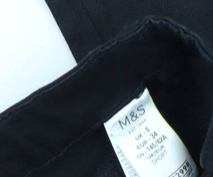 Womens UK Size 6 Marks and Spencer Slim Fit Slim Black Jeans