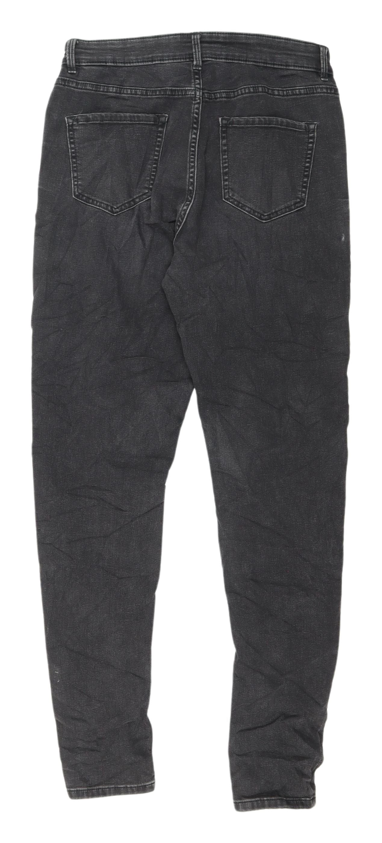 Womens UK Size 10 Marks and Spencer Slim Fit Skinny Black Jeans