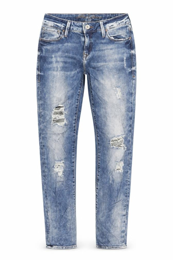 Womens UK Size 4 Mavi Slim Fit Skinny Blue Jeans