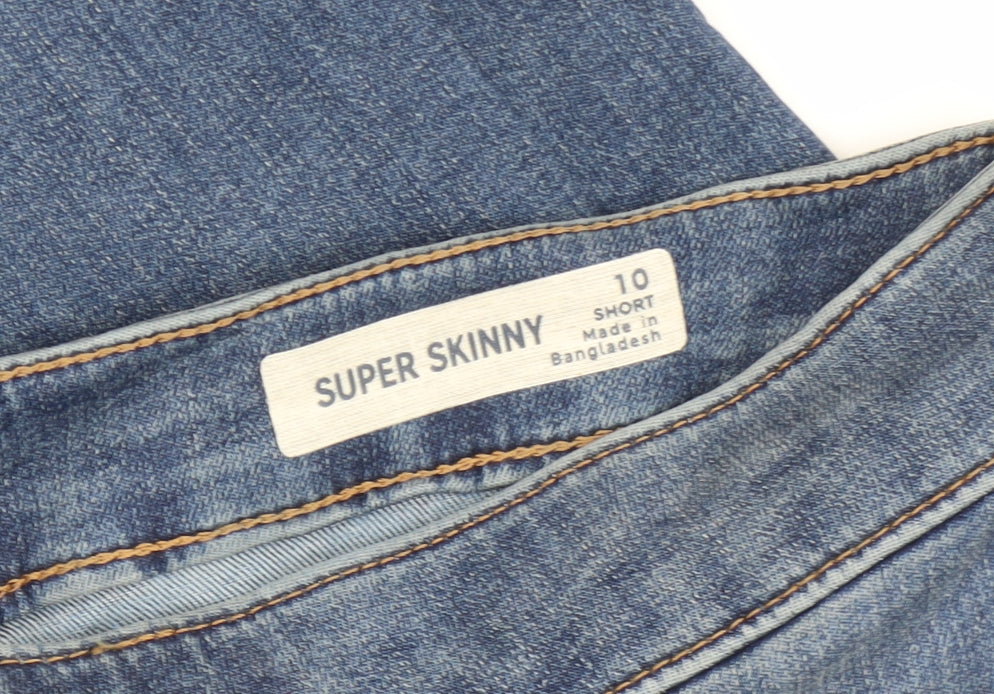Womens UK Size 10 Marks and Spencer Slim Fit Skinny Blue Jeans