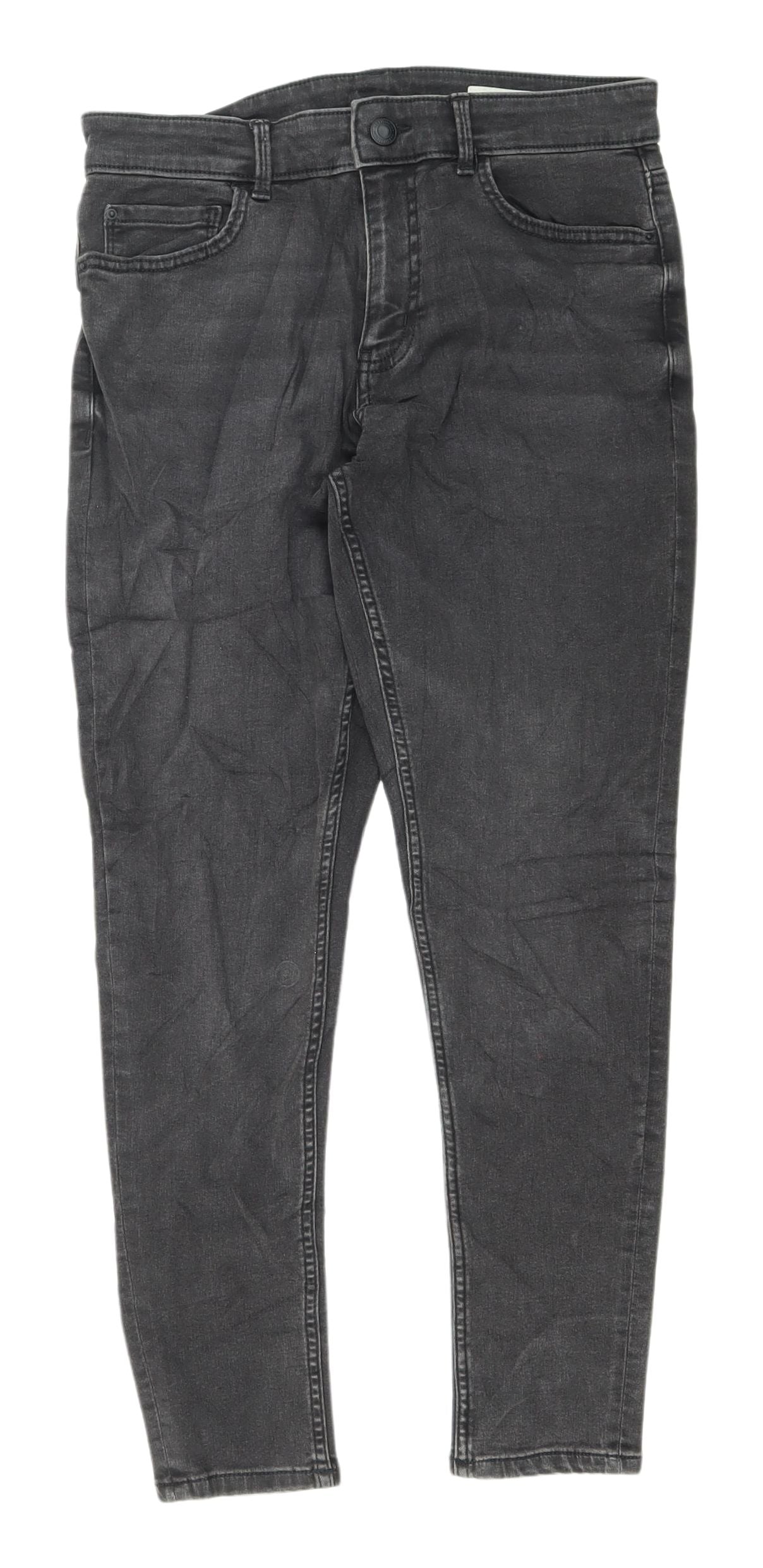 Womens UK Size 12 Marks and Spencer Regular Fit Skinny Black Jeans