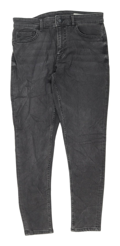 Womens UK Size 12 Marks and Spencer Regular Fit Skinny Black Jeans