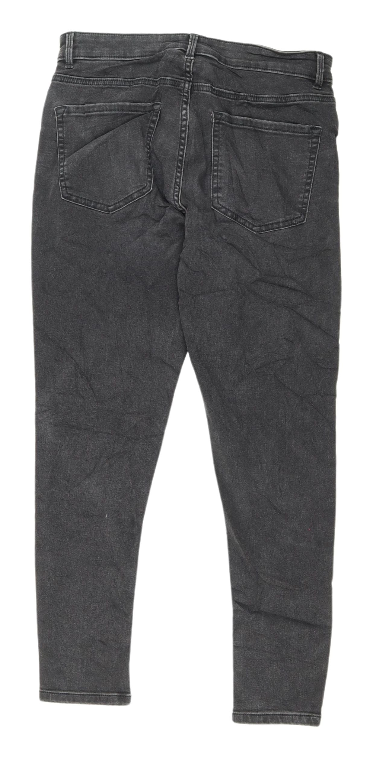 Womens UK Size 12 Marks and Spencer Regular Fit Skinny Black Jeans