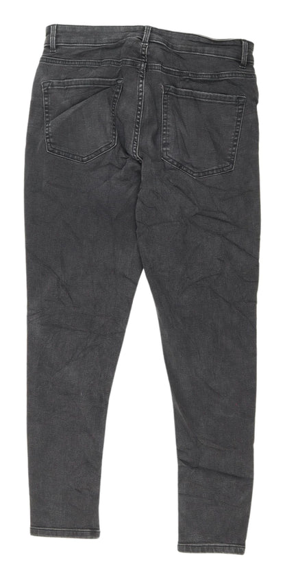 Womens UK Size 12 Marks and Spencer Regular Fit Skinny Black Jeans