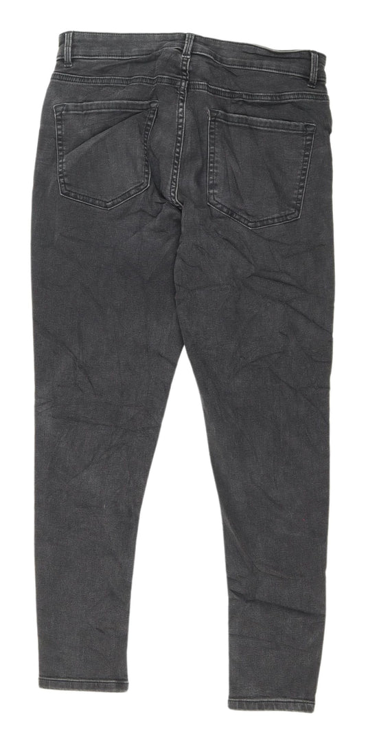 Womens UK Size 12 Marks and Spencer Regular Fit Skinny Black Jeans