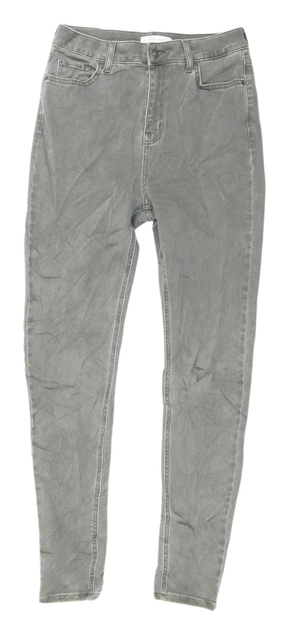 Womens UK Size 10 Marks and Spencer Slim Fit Skinny Green Jeans