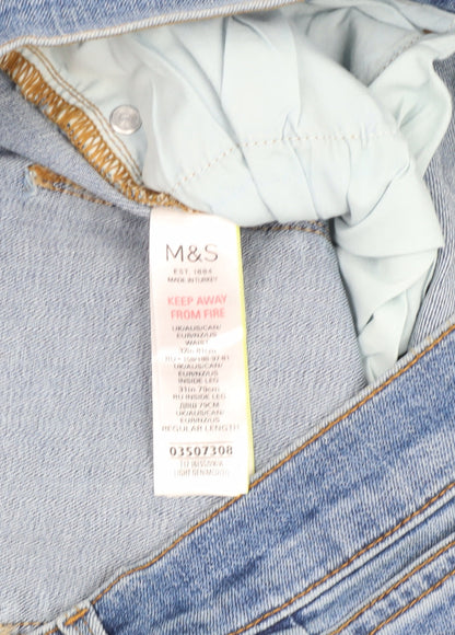 Marks and Spencer Men's Blue Slim Jeans Size 32