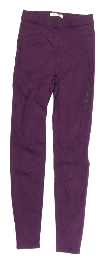 Womens UK Size 6 Marks and Spencer Slim Fit Jegging Purple Jeans