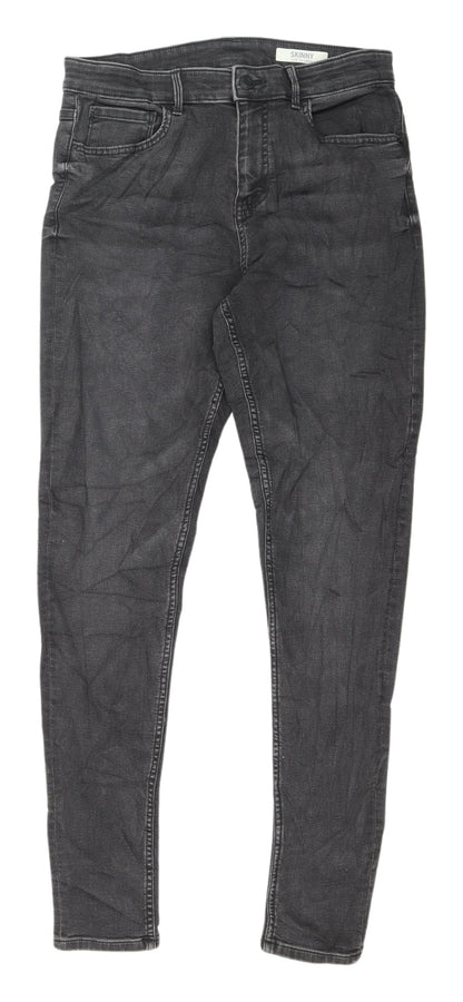 Womens UK Size 12 Marks and Spencer Regular Fit Skinny Black Jeans