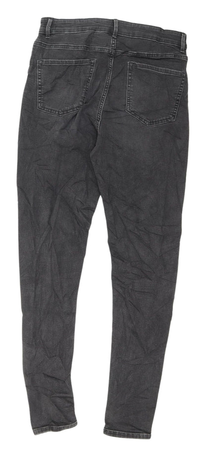 Womens UK Size 12 Marks and Spencer Regular Fit Skinny Black Jeans