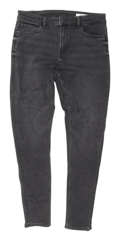 Womens UK Size 12 Marks and Spencer Regular Fit Skinny Black Jeans