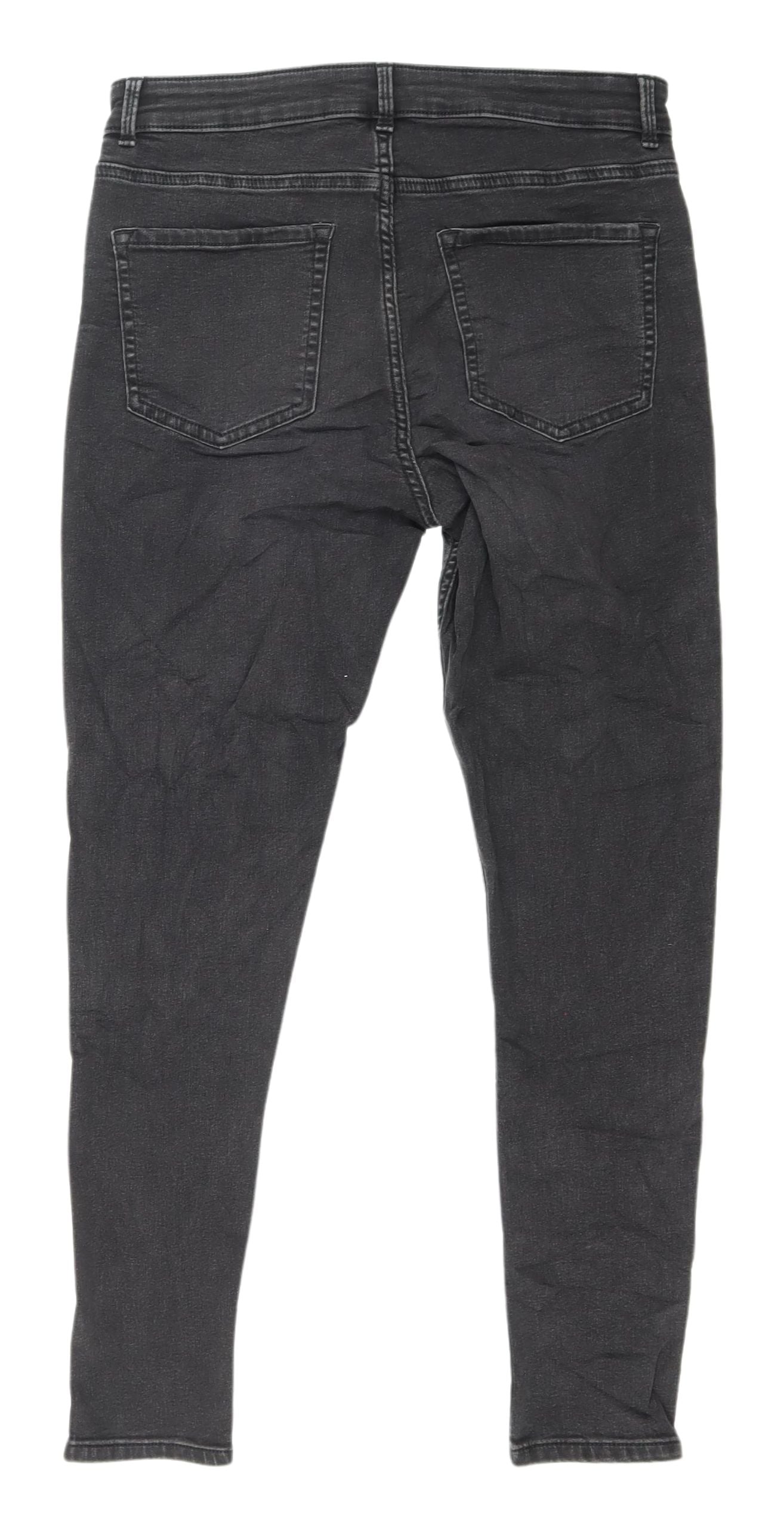 Womens UK Size 12 Marks and Spencer Regular Fit Skinny Black Jeans