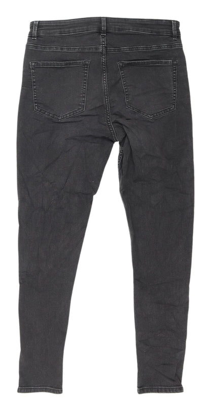 Womens UK Size 12 Marks and Spencer Regular Fit Skinny Black Jeans