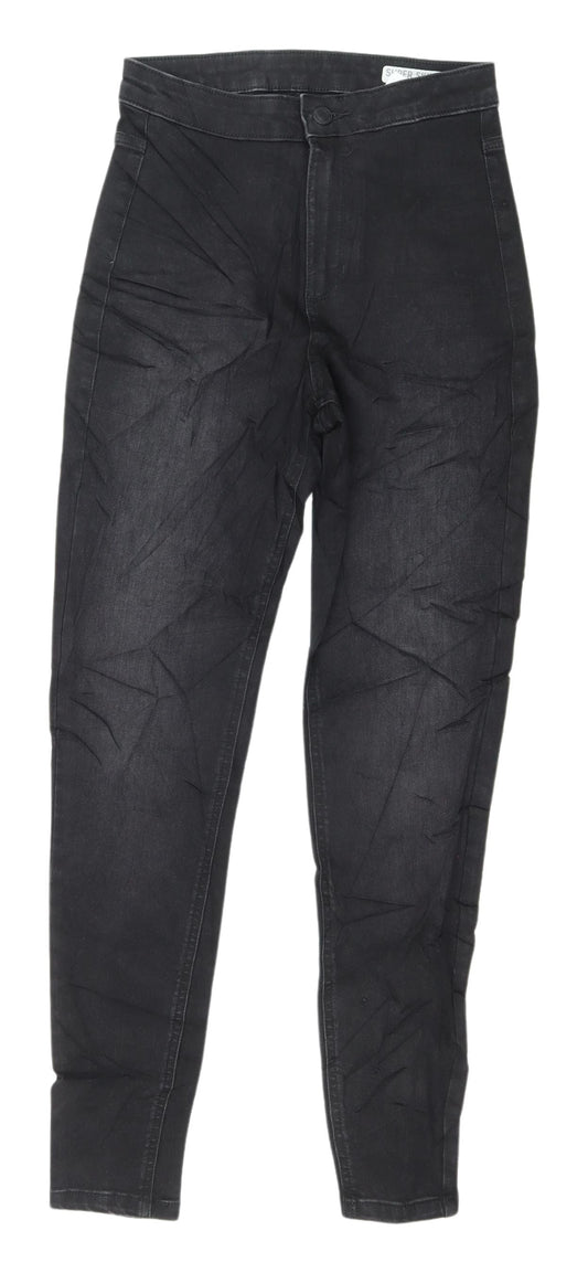Womens UK Size 8 Marks and Spencer Slim Fit Skinny Black Jeans