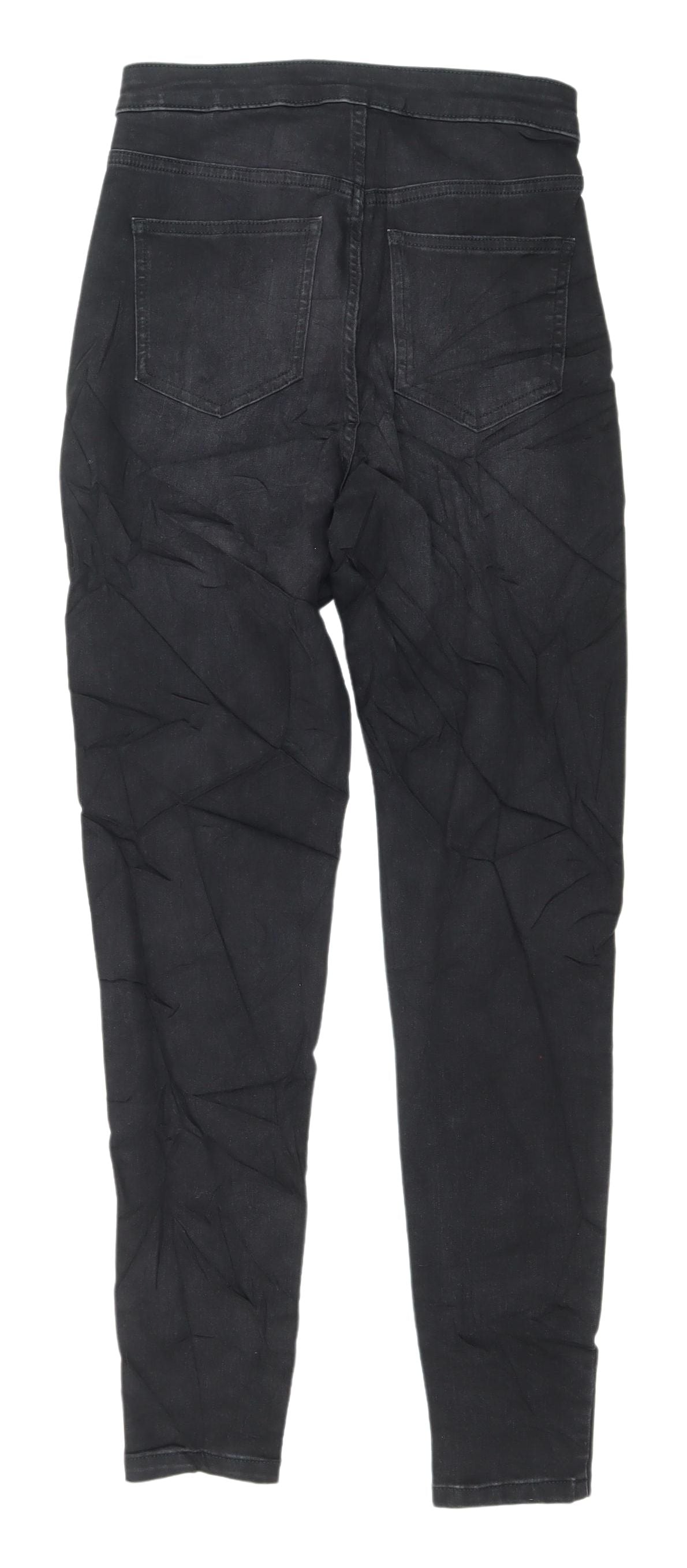 Womens UK Size 8 Marks and Spencer Slim Fit Skinny Black Jeans