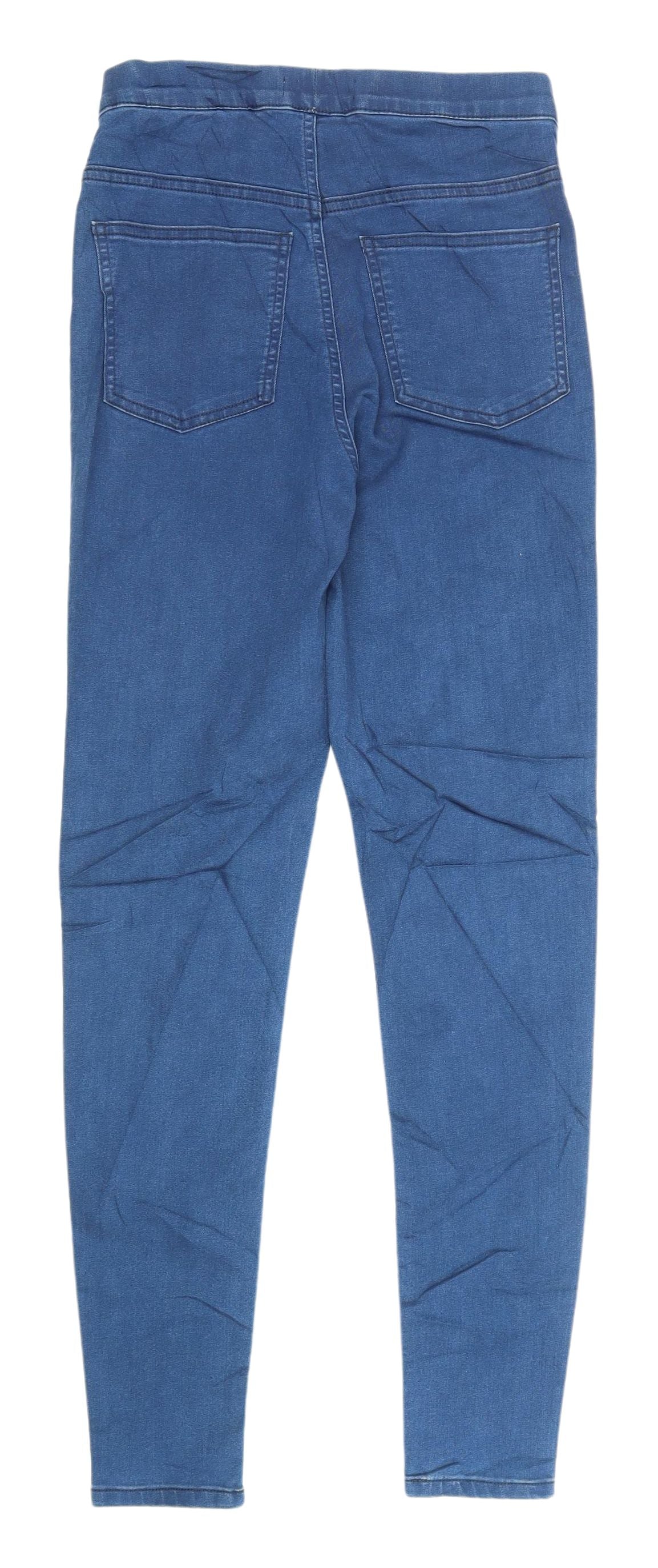 Marks and Spencer Women's Blue Jeggings Size 8 Regular Fit