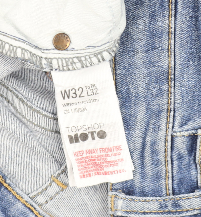 Topshop Women's Blue Skinny Denim Jeans L