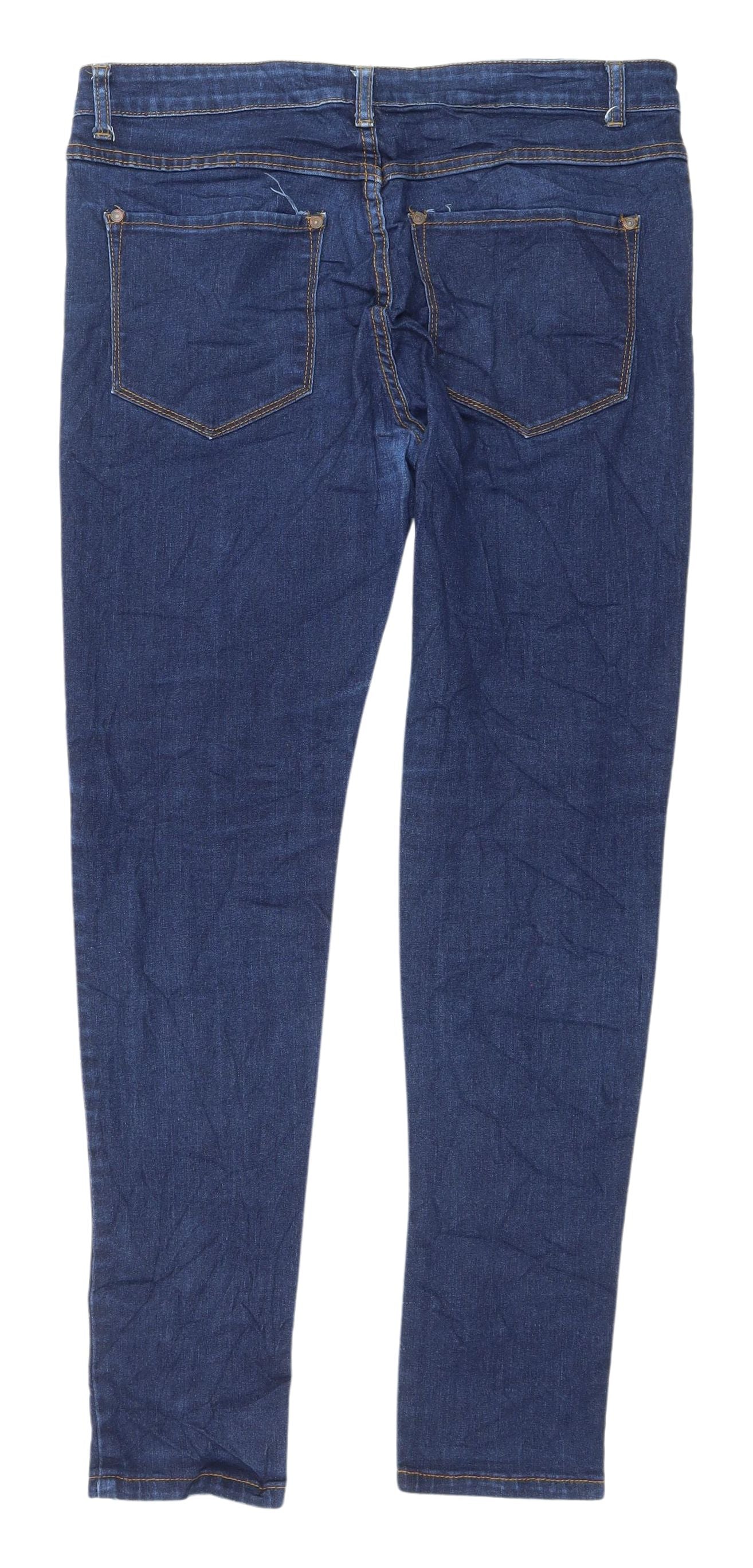 Boohoo Man Blue Skinny Stretch Jeans Men’s 32 in