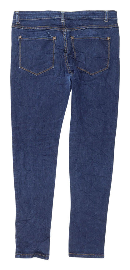 Boohoo Man Blue Skinny Stretch Jeans Men’s 32 in