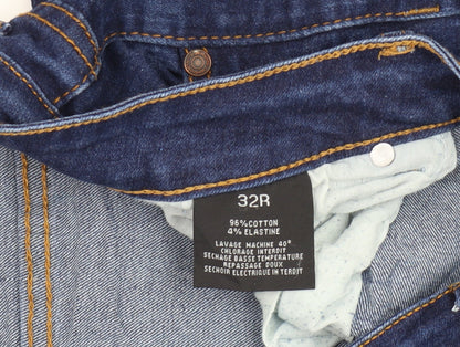 Boohoo Man Blue Skinny Stretch Jeans Men’s 32 in