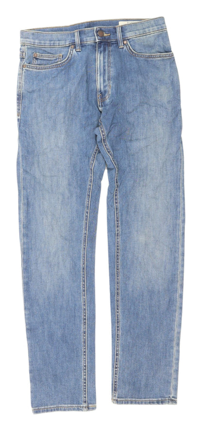 Marks and Spencer Men's Slim Blue Jeans, Size 31