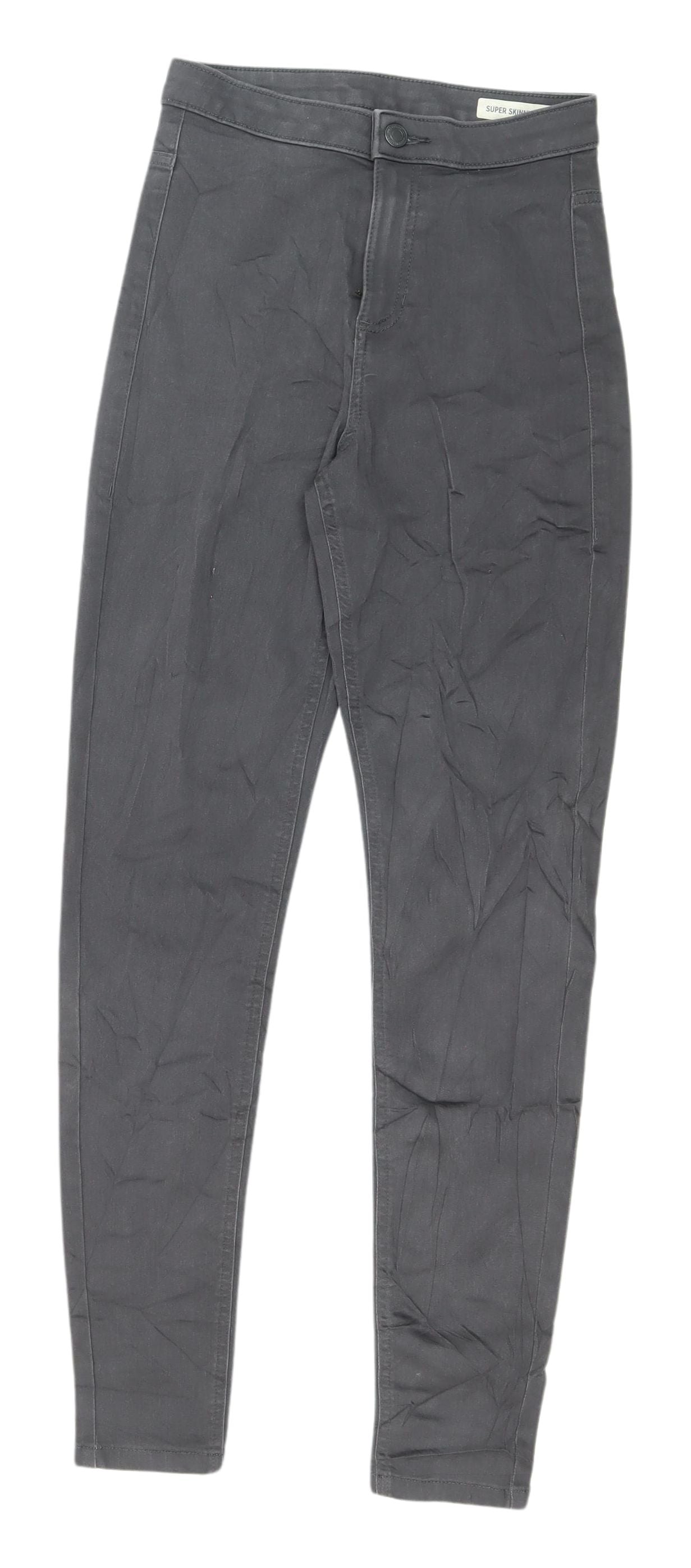 Womens UK Size 8 Marks and Spencer Regular Fit Skinny Grey Jeans
