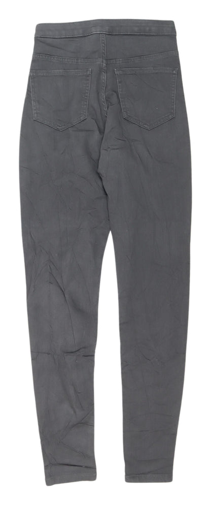 Womens UK Size 8 Marks and Spencer Regular Fit Skinny Grey Jeans
