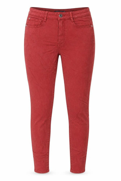 Womens UK Size 10 Marks and Spencer Regular Fit Skinny Red Jeans