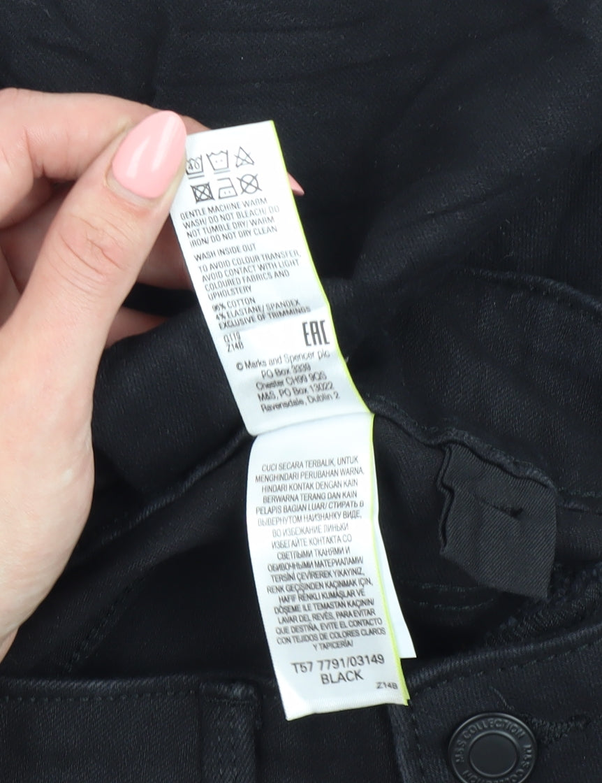 Marks and Spencer Women's Black Skinny Jeans Size 8