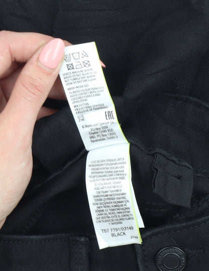 Marks and Spencer Women's Black Skinny Jeans Size 8